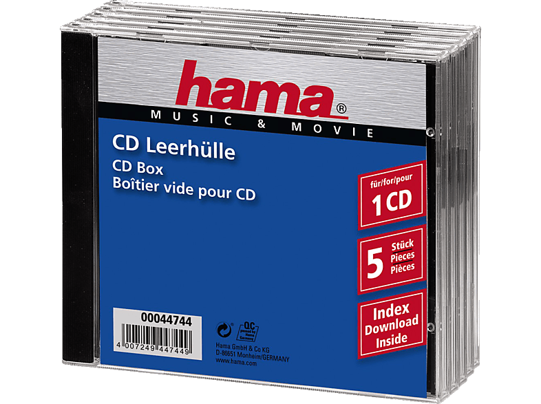 HAMA 44744 Cd doosjes