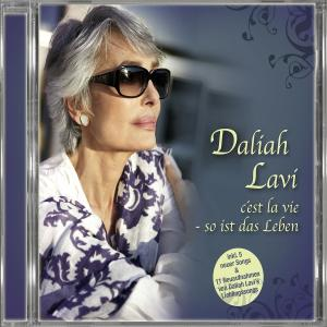 Albumcover von Daliah Lavi, mit Frau, Sonnenbrille und Text in CD-Hülle.