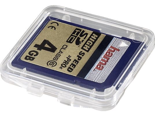 HAMA SD Slim Box - Custodia per schede di memoria (Trasparente)