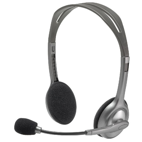 Logitech H110 headset - Dubbele 3,5MM aansluiting - Grijs