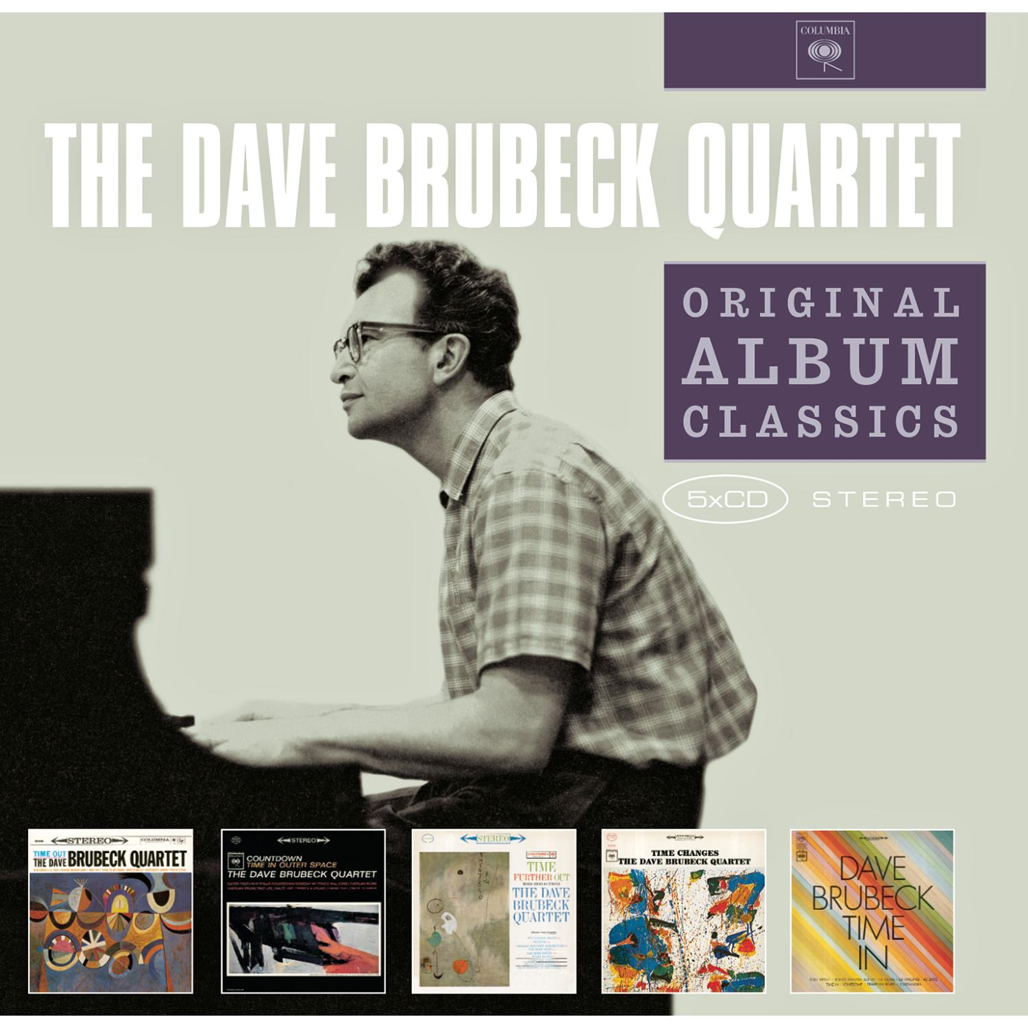 Albumcover: Dave Brubeck spielt Klavier. Original Album Classics. Enthält Albumcover.