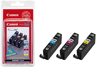 CANON CLI-526CMY - Tintenpatrone (Gelb, cyan, magenta)