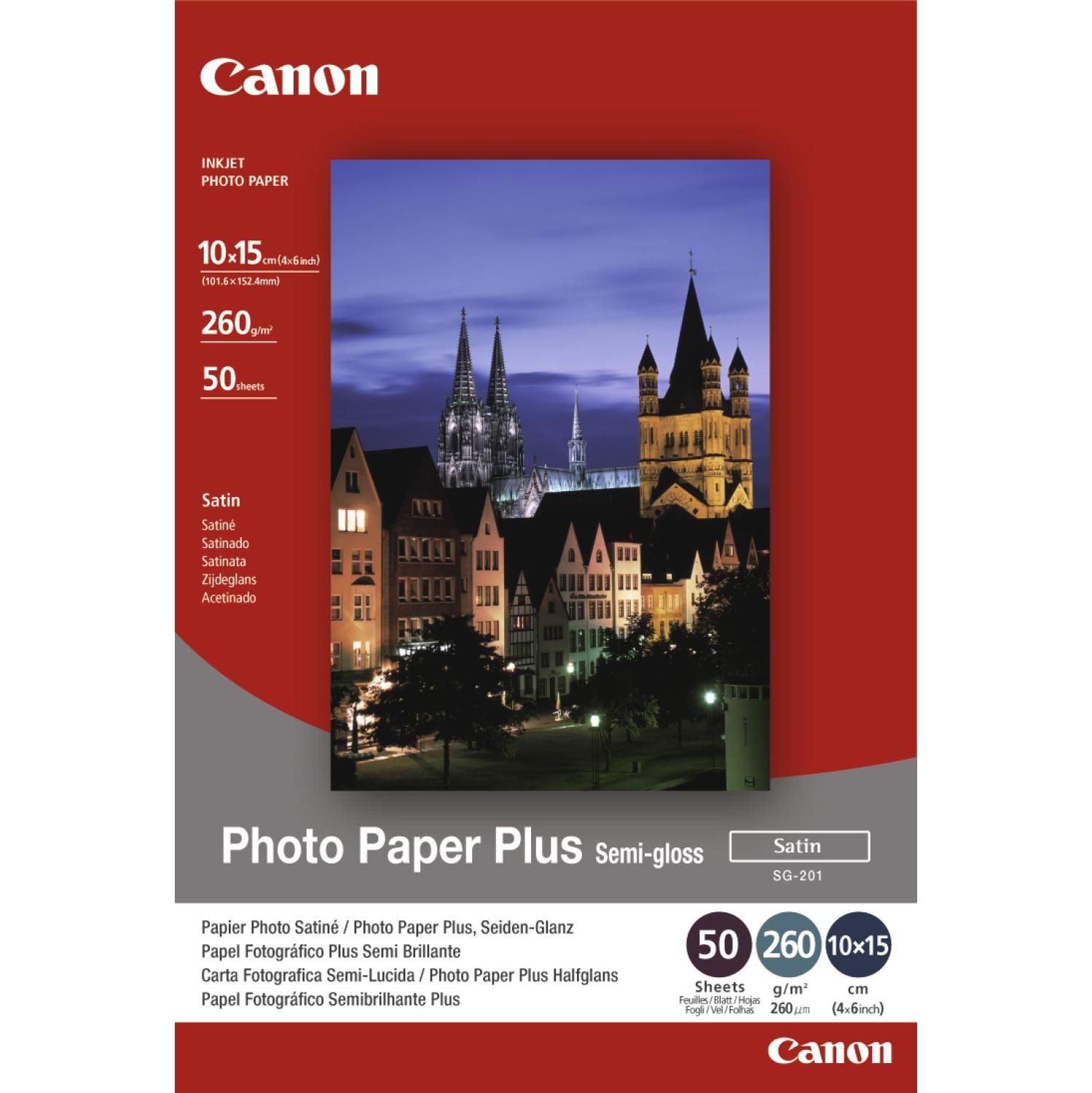 CANON mm Blatt x 50 100 Einzelblattpapier SG-201 150 A6