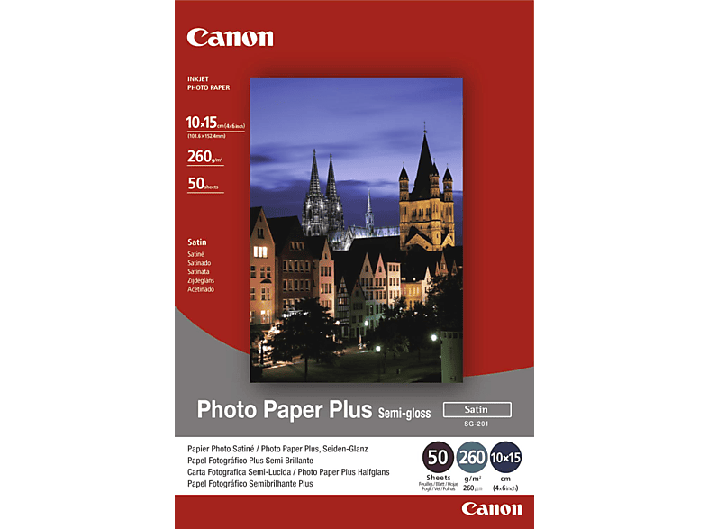 CANON SG-201 Einzelblattpapier 100 150 Blatt A6 50 mm x