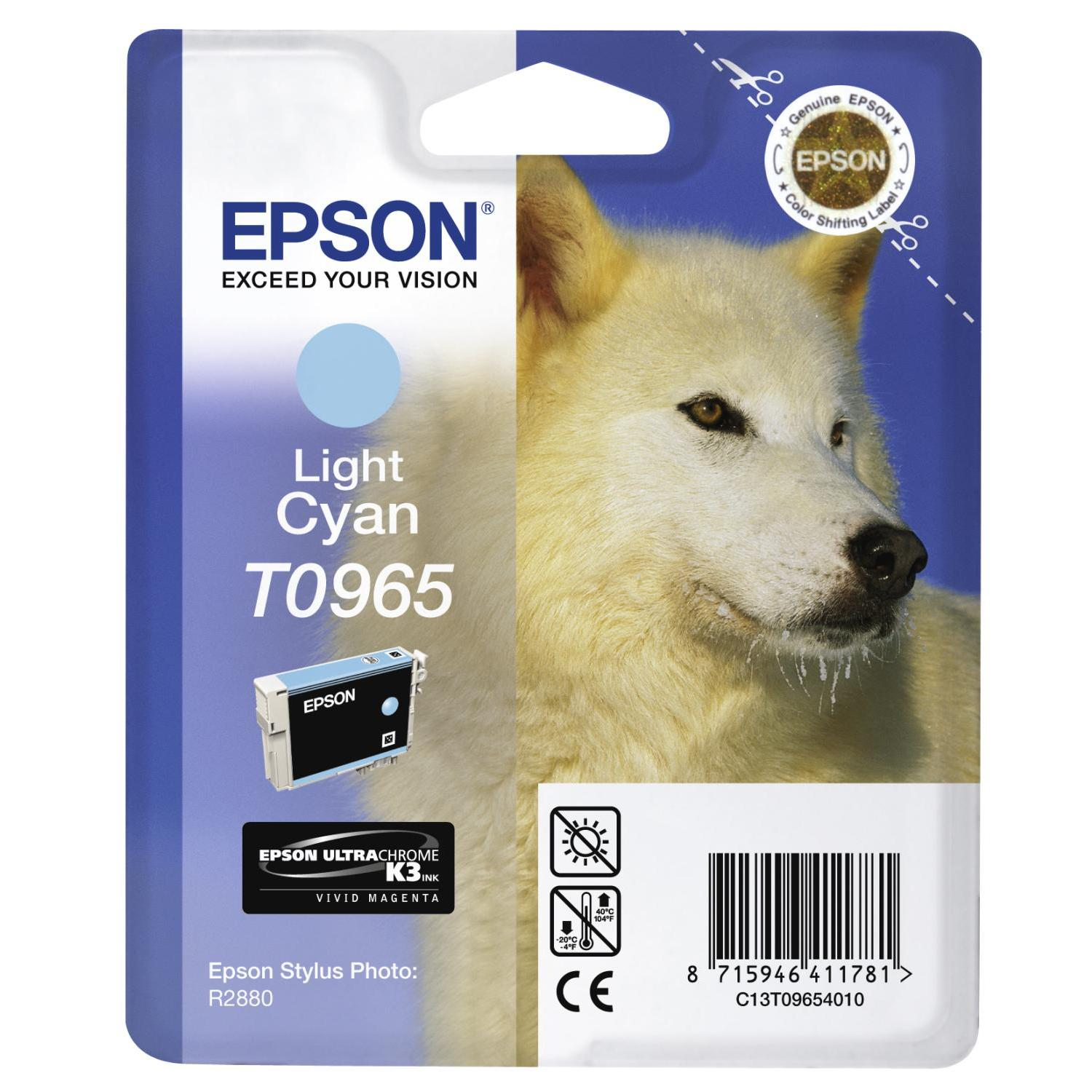 EPSON Original Tintenpatrone Light Cyan (C13T09654010)