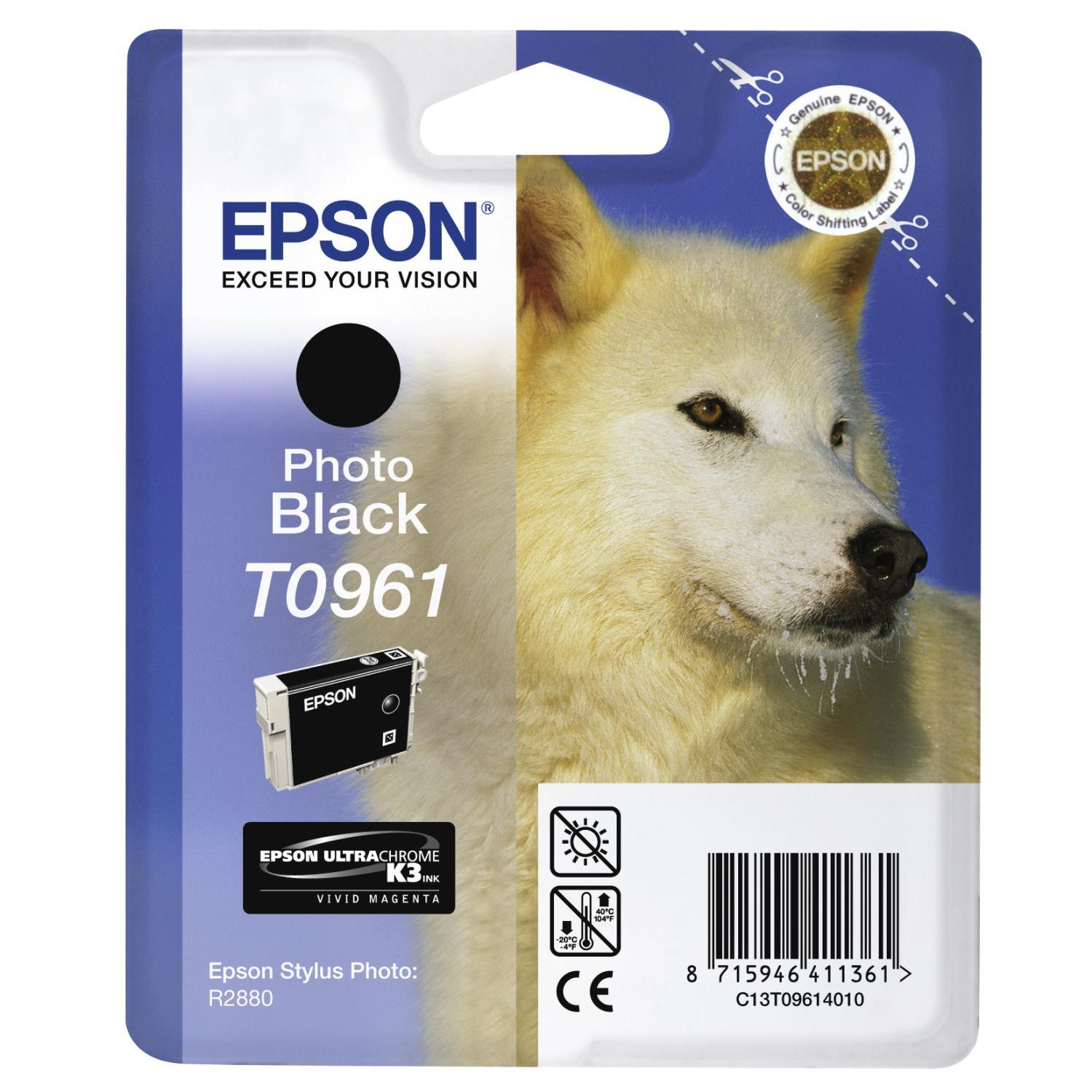 EPSON Original Tintenpatrone Photo Schwarz (C13T09614010)