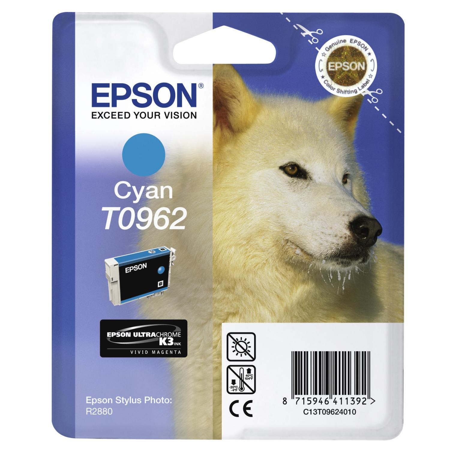 EPSON Original Tintenpatrone Cyan (C13T09624010)