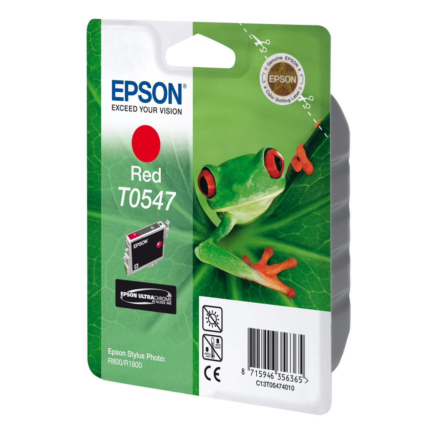 EPSON Original Tintenpatrone Rot (C13T05474010)