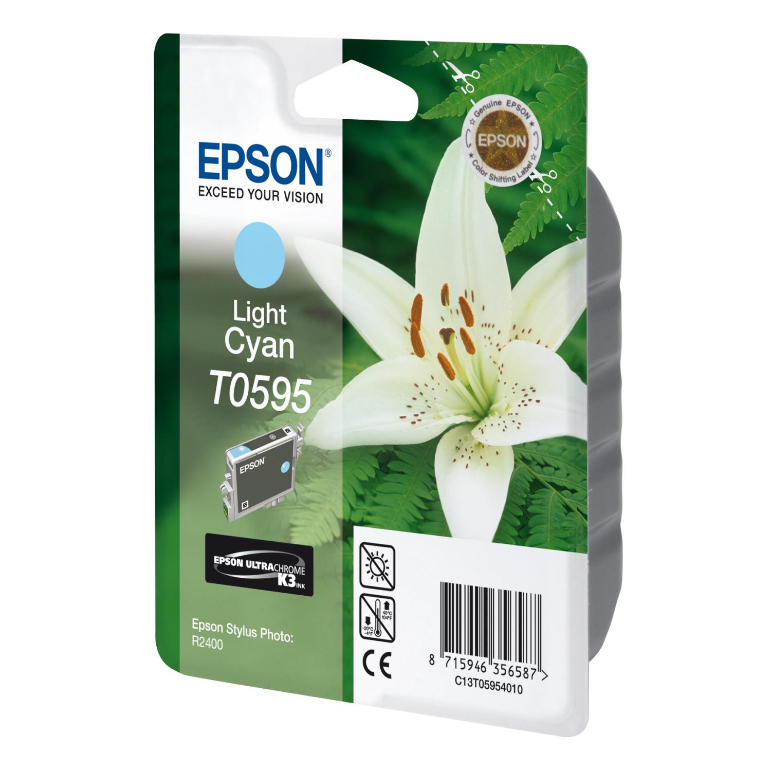 EPSON Original Tintenpatrone Light Cyan (C13T05954010)