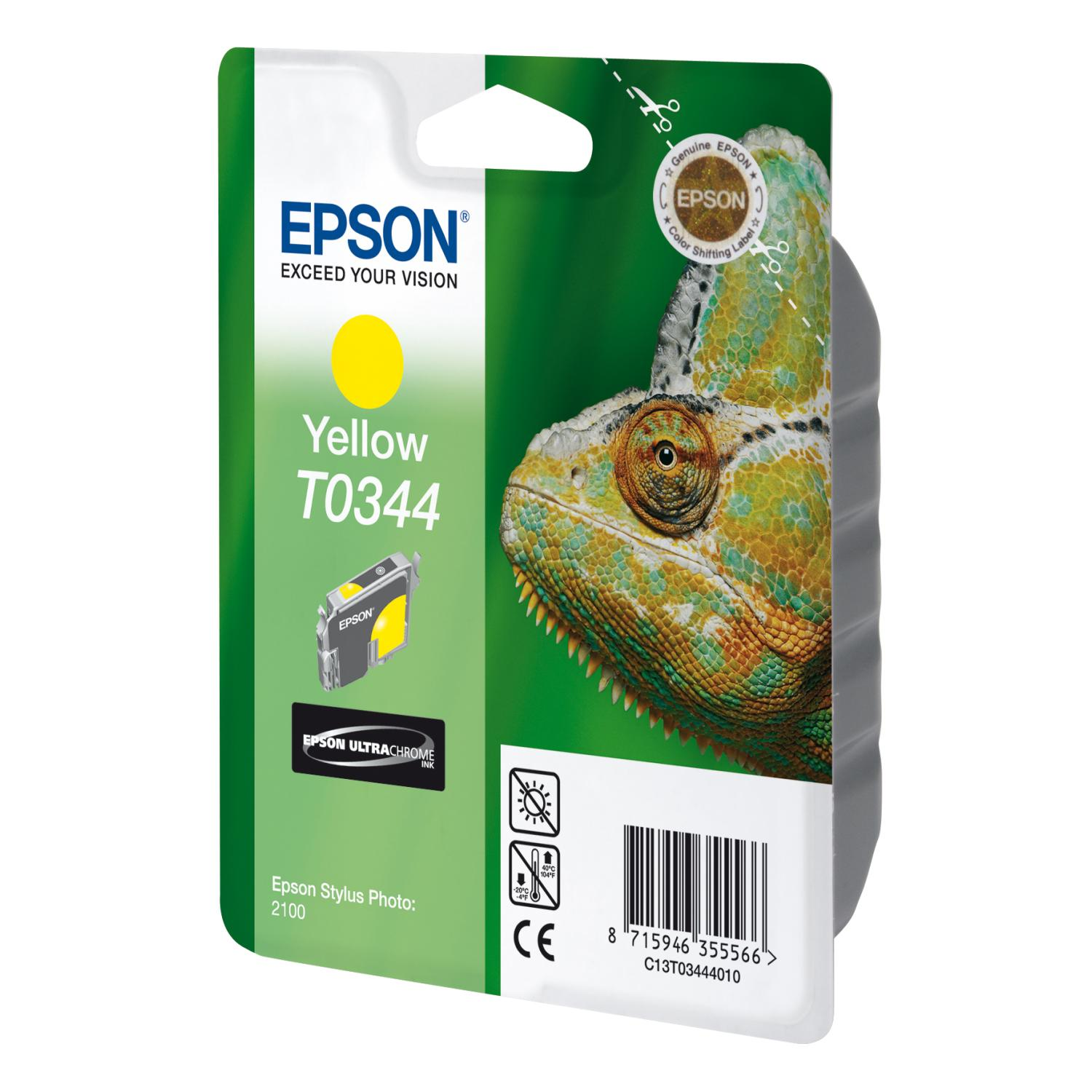 EPSON Original Tintenpatrone Gelb (C13T03444010)