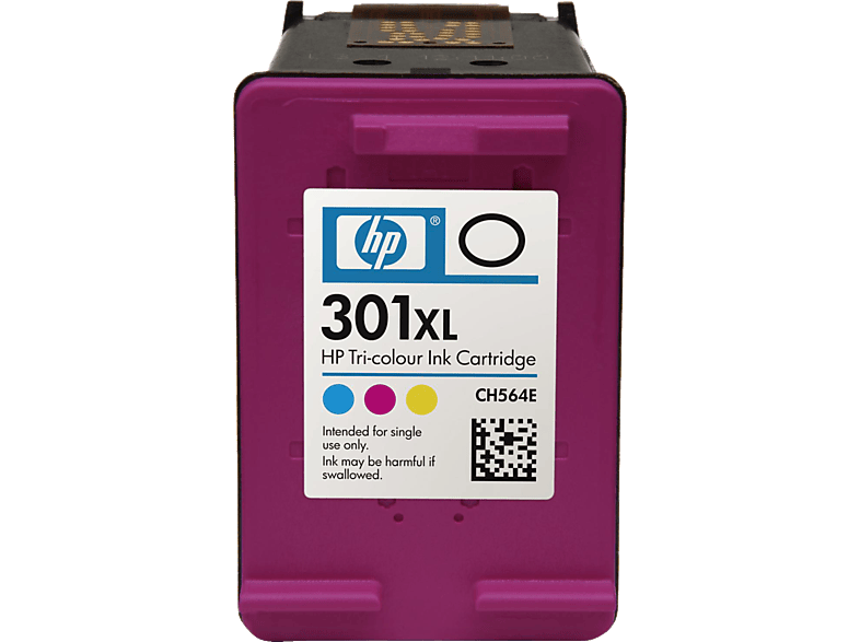 Thumbnail - HP 301XL Tintenpatrone Cyan/Magenta/Gelb (CH564EE)
