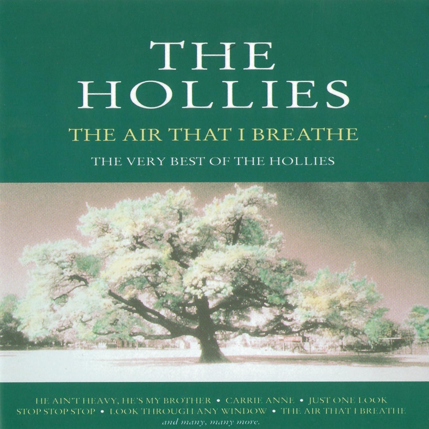 Albumcover 'The Hollies'. Ein Baum ist auf grünem Hintergrund gezeichnet.