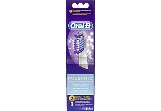 ORAL-B PULSONIC 2ER - Aufsteckbürsten (Weiss)