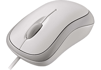 MICROSOFT NEW BASIC OPTICAL MOUSE WHITE - Maus (Weiss)