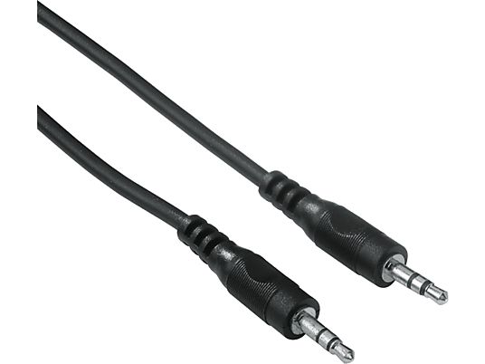 HAMA AluLine Coiled Cord, 50 cm - Câble adaptateur (Noir)