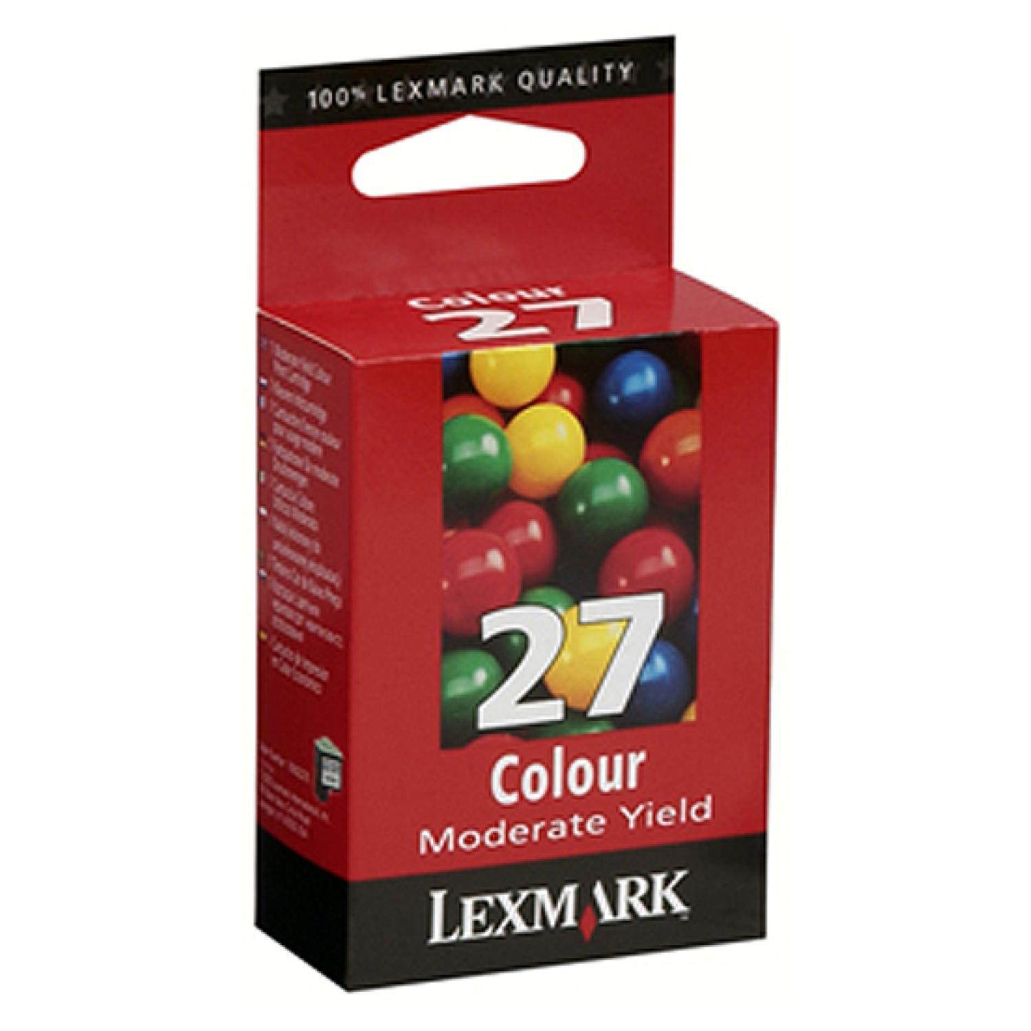 LEXMARK Nr. (10NX227E) mehrfarbig 27 Tintenpatrone