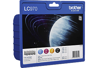 BROTHER LC 970 Valuepack Schwarz+Colour