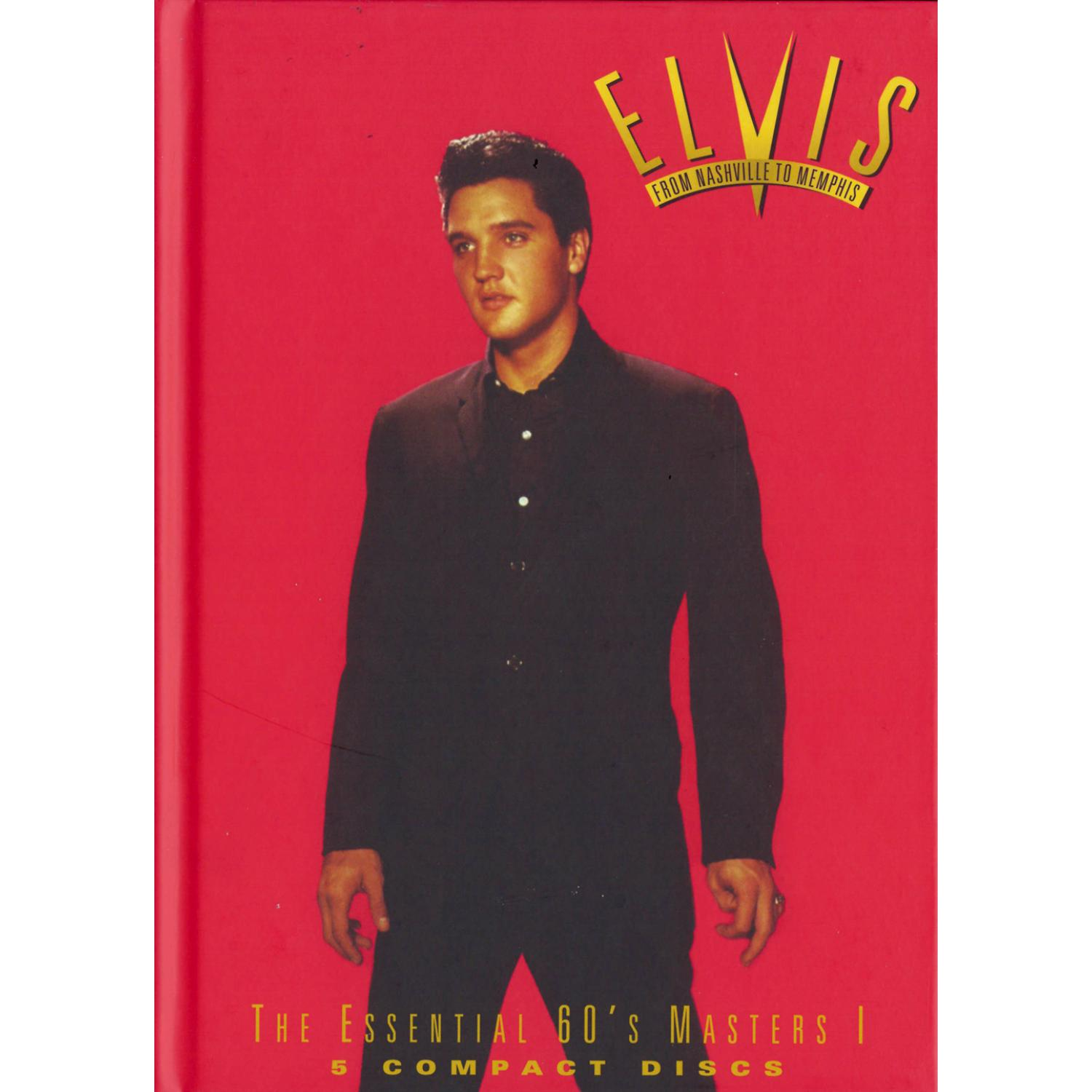 DVD-Hülle mit Elvis Presley. Der Text lautet "Elvis von Nashville nach Memphis."