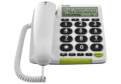 312cs PhoneEasy® Seniorentelefon SATURN DORO ) (Mobilteile: kaufen Seniorentelefon | Weiß