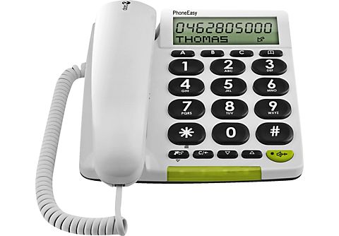 | ) Weiß SATURN (Mobilteile: PhoneEasy® Seniorentelefon 312cs Seniorentelefon DORO kaufen