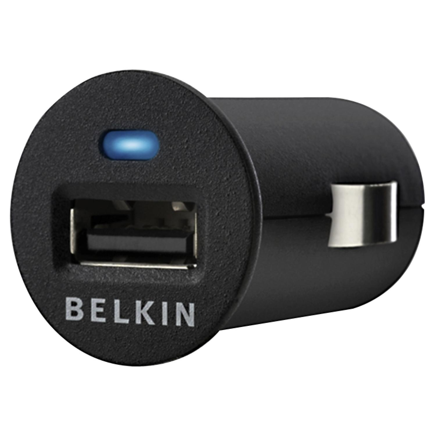 Cargador de coche para Pad, iPhone, o iPod - Belkin, negro