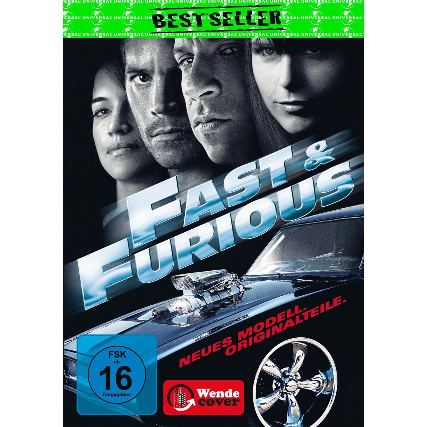 FAST & FURIOUS 4 NEUES MODELL.ORIGINALTE [DVD]