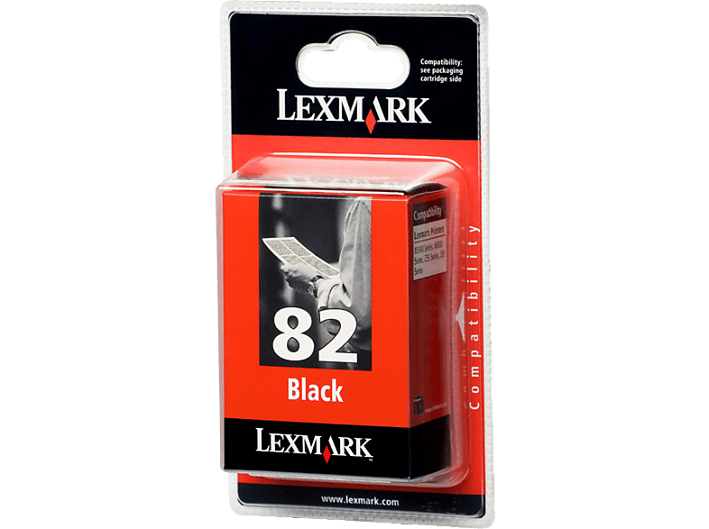 LEXMARK Nr. 82 Tintenpatrone Schwarz (18L0032E)