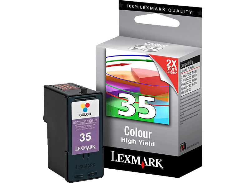 Nr. mehrfarbig 35 (18C0035E) Tintenpatrone LEXMARK
