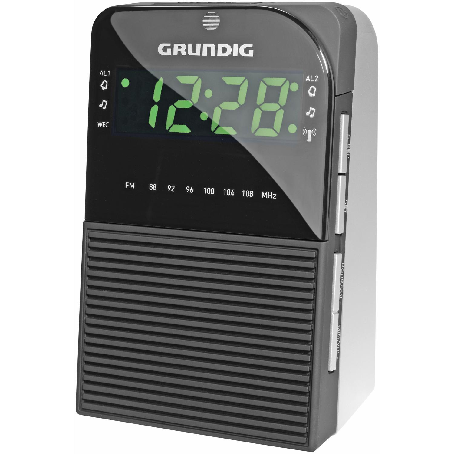 GRUNDIG Sonoclock 790 DCF Uhrenradio, Ja, Silber