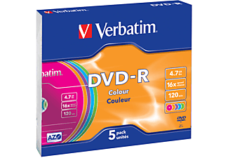 VERBATIM DVD-R 16X 4,7GB/120MIN 5-PACK