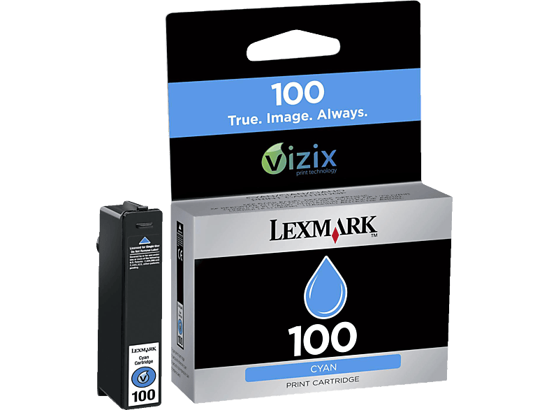 LEXMARK Nr. 100 Tintenpatrone Cyan (14N0900E)