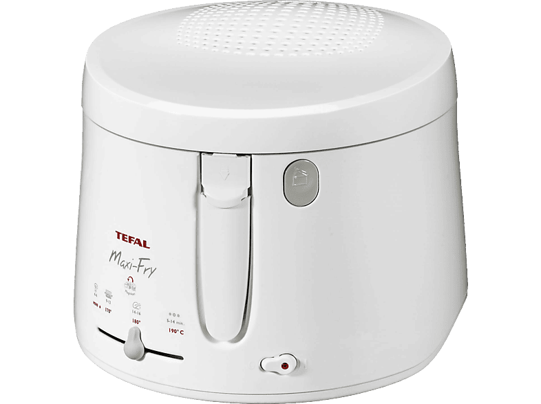 TEFAL Fritteuse TEFAL FF 1000 MaxiFry Fritteuse 1900 Watt Weiß - MediaMarkt