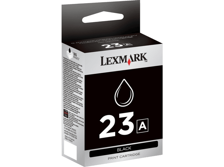 LEXMARK Nr. 23A Tintenpatrone Schwarz (18C1623E) | SATURN