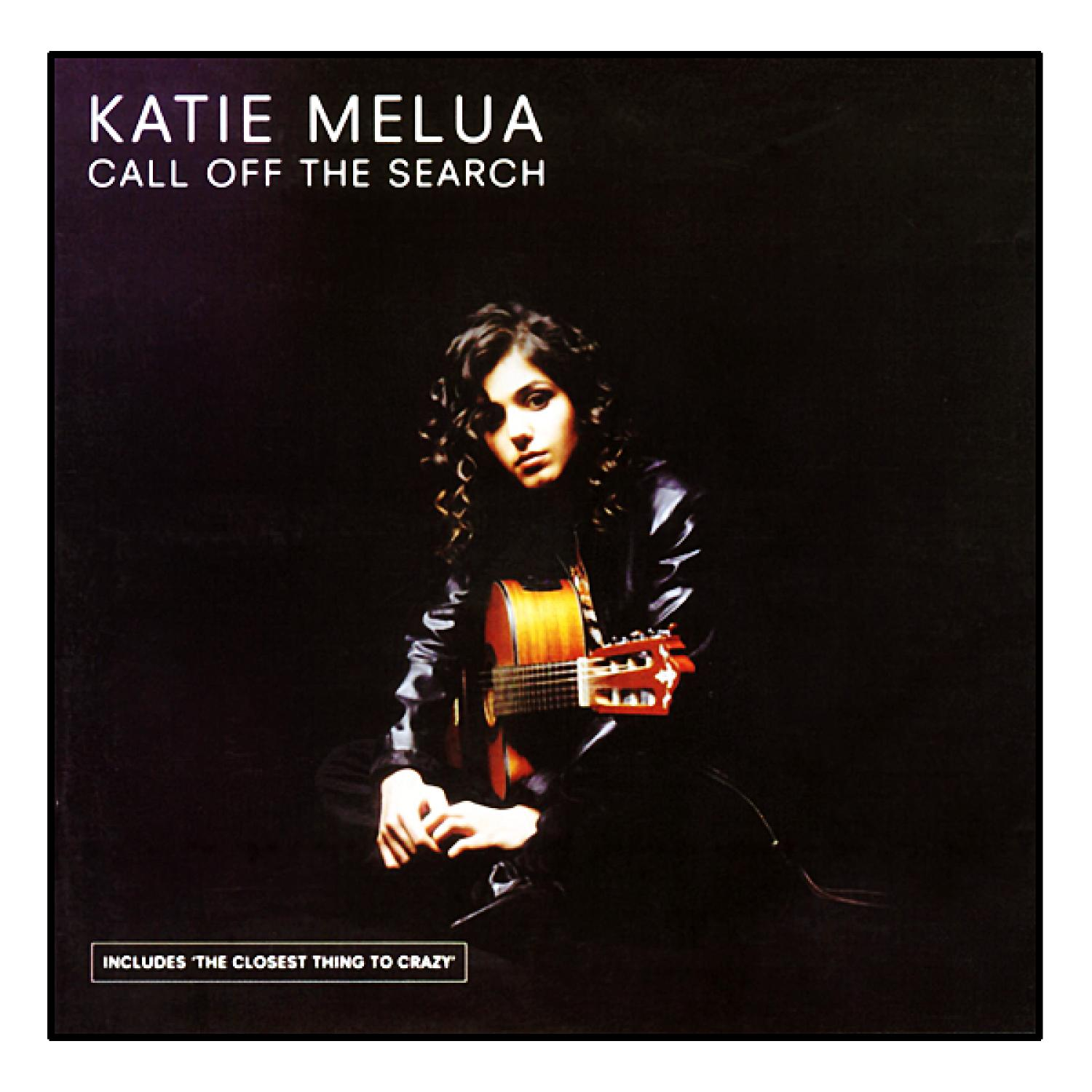 Albumcover: Katie Melua mit einer Gitarre. Schwarzer Hintergrund, Text oben und unten.