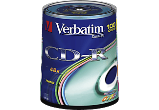 VERBATIM 43411 CD-R 700MB EXTRA PROT. 100ER CB - CD-R