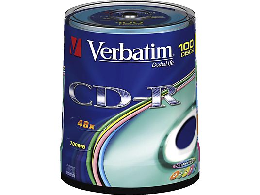 VERBATIM 43411 CD-R 700MB EXTRA PROT. 100ER CB - CD-R