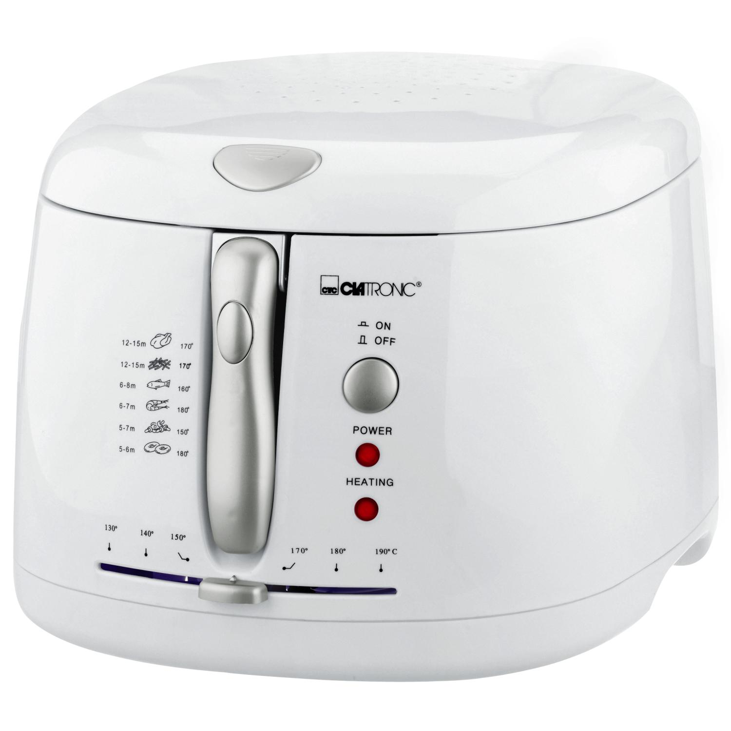 CLATRONIC FR 2881 Friteuse 1600 Watt Weiß