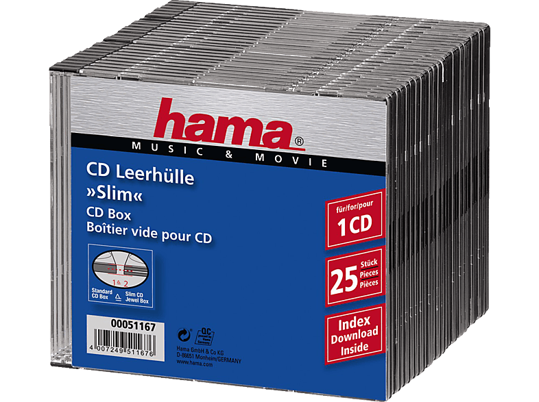 HAMA 51167 CD doosjes
