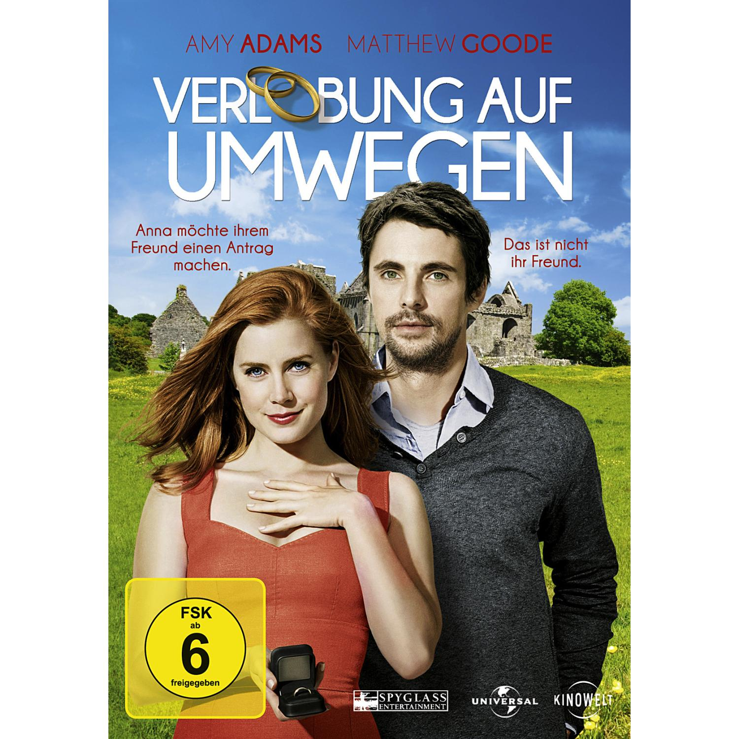Filmcover von 'Verlobung auf Umwegen'. Ein Paar ist zu sehen. Text liest sich 'Verlobung auf Umwegen'.