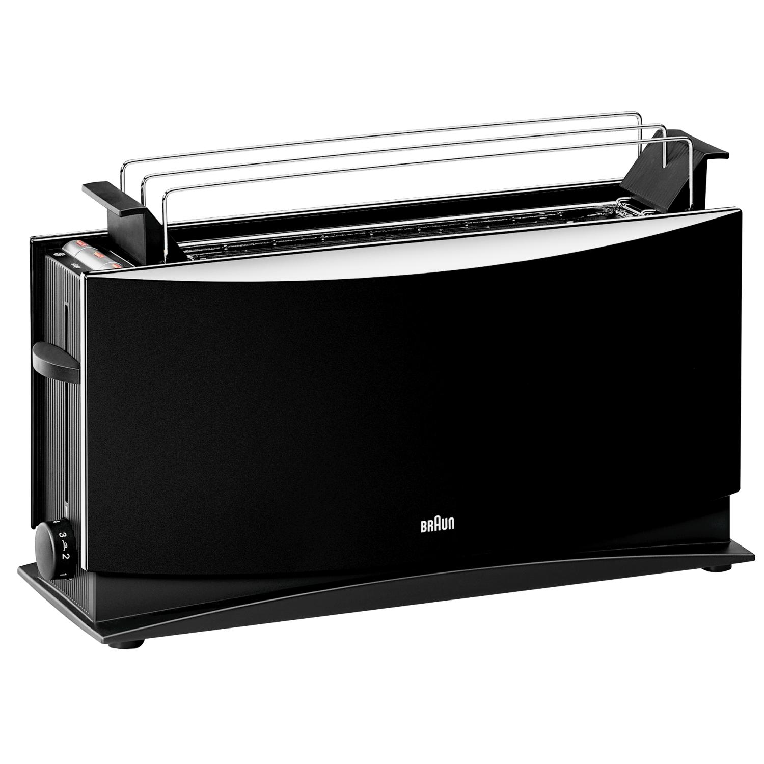 BRAUN Multiquick 5 HT 550 BK Toaster Schwarz (1000 Watt, Schlitze: 1)
