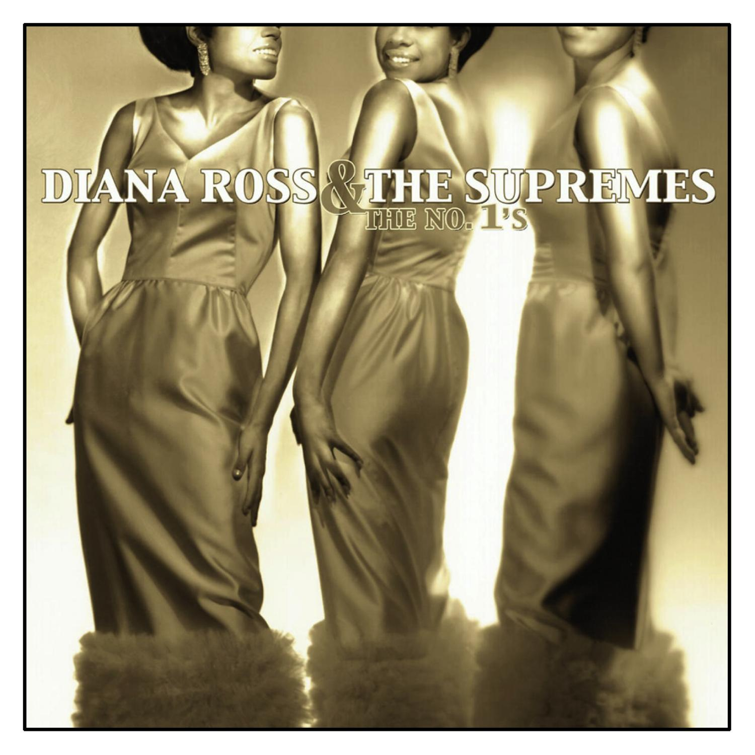 Albumcover von Diana Ross & The Supremes, drei Frauen in goldenen Kleidern.