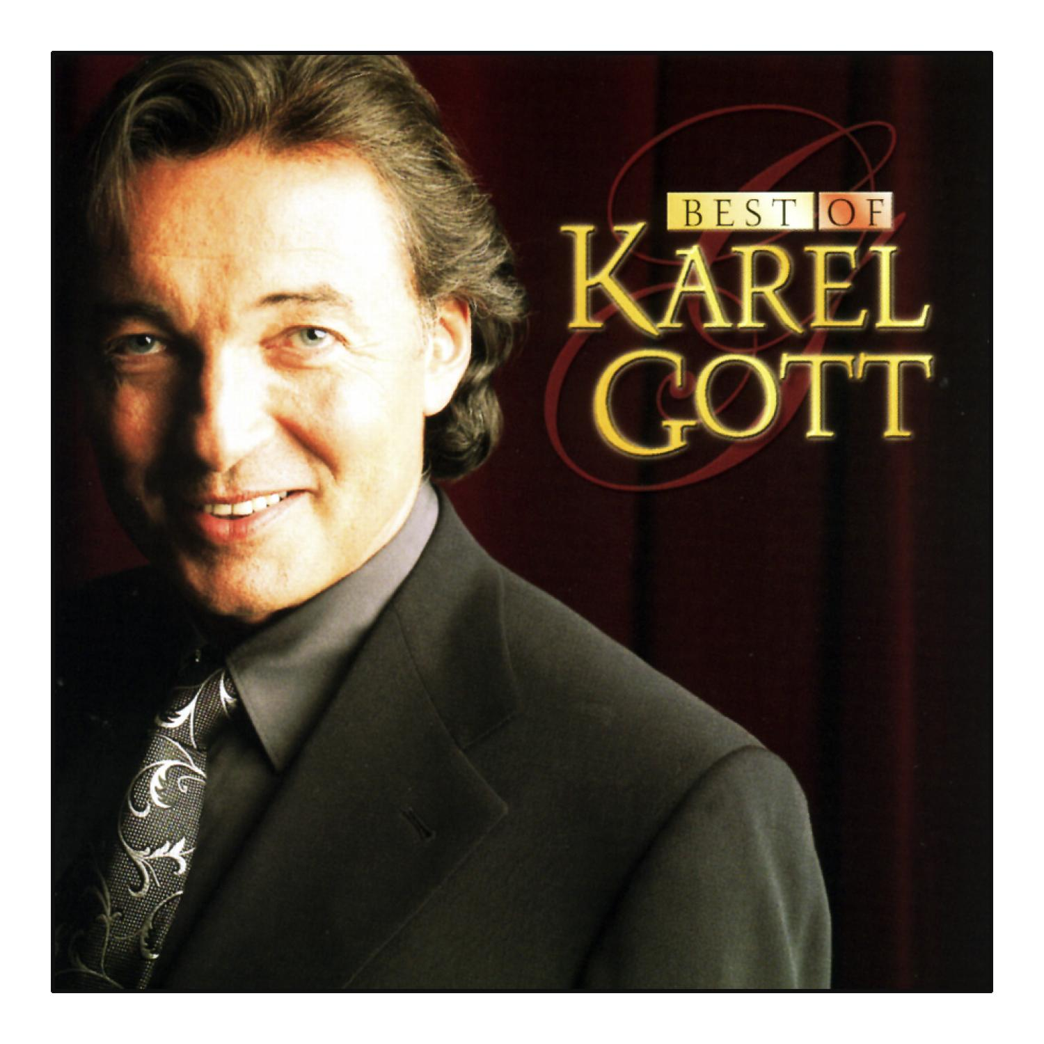 Albumcover mit Karel Gotts Porträt und dem Text 'Best Of'.