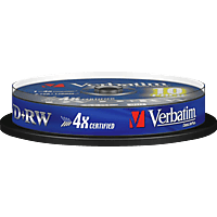 VERBATIM 43488 DVD+RW 10er Spindel DVD+RW
