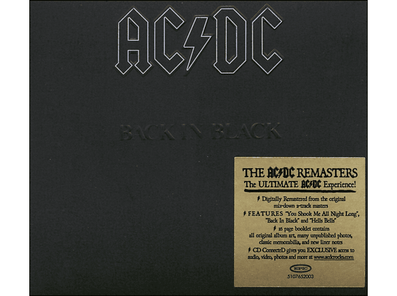 AC/DC - Back In Black - Remastered Edition CD