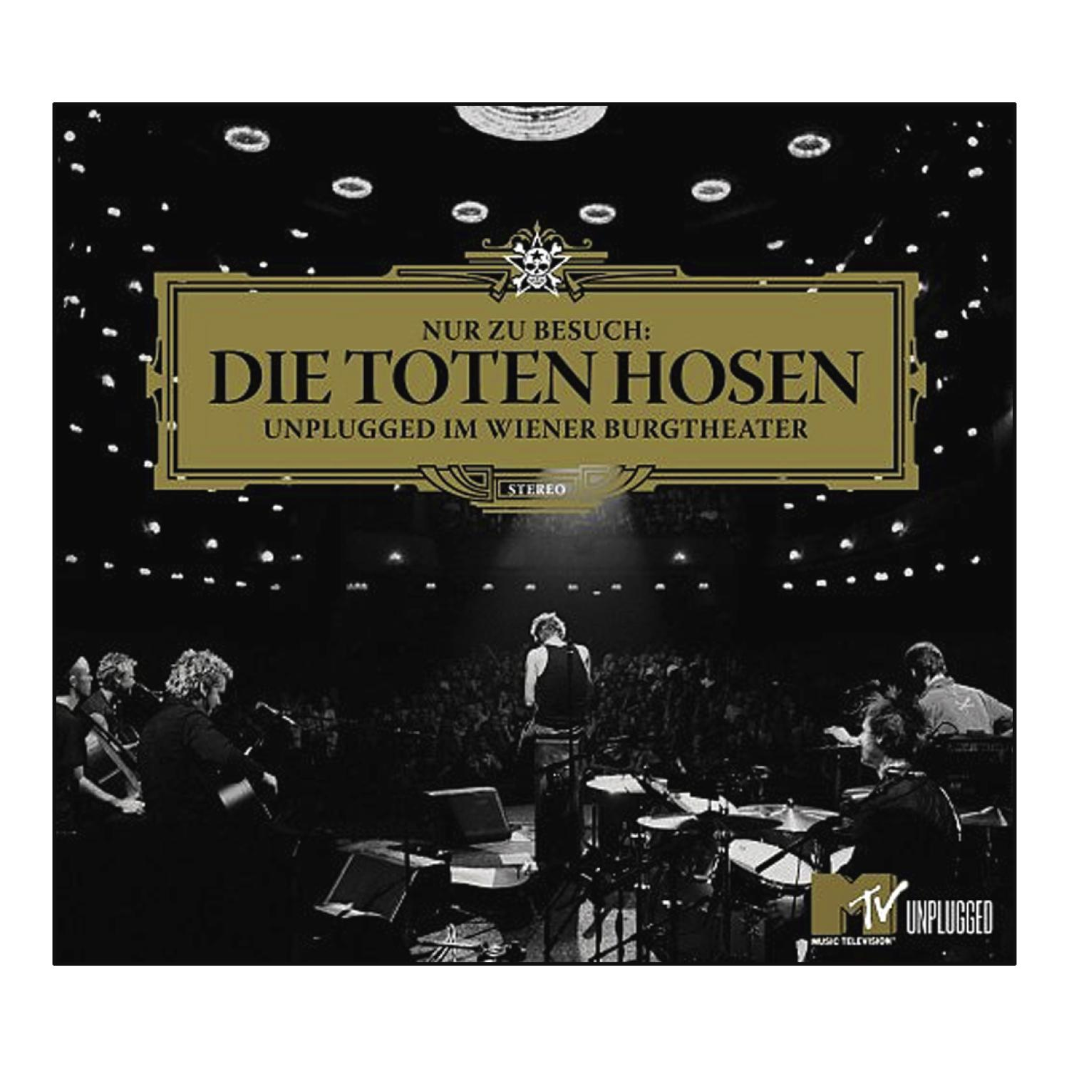 Albumcover: Live-Auftritt von Die Toten Hosen, mit Publikum und Band auf der Bühne.