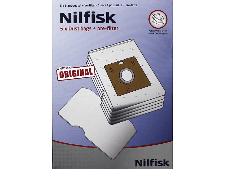 Nilfisk soporte de Bolsas aspiradora 78602704