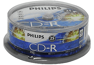 Bobina 25 CD-R - Philips CD-R CR7D5NB25/00, 700mb