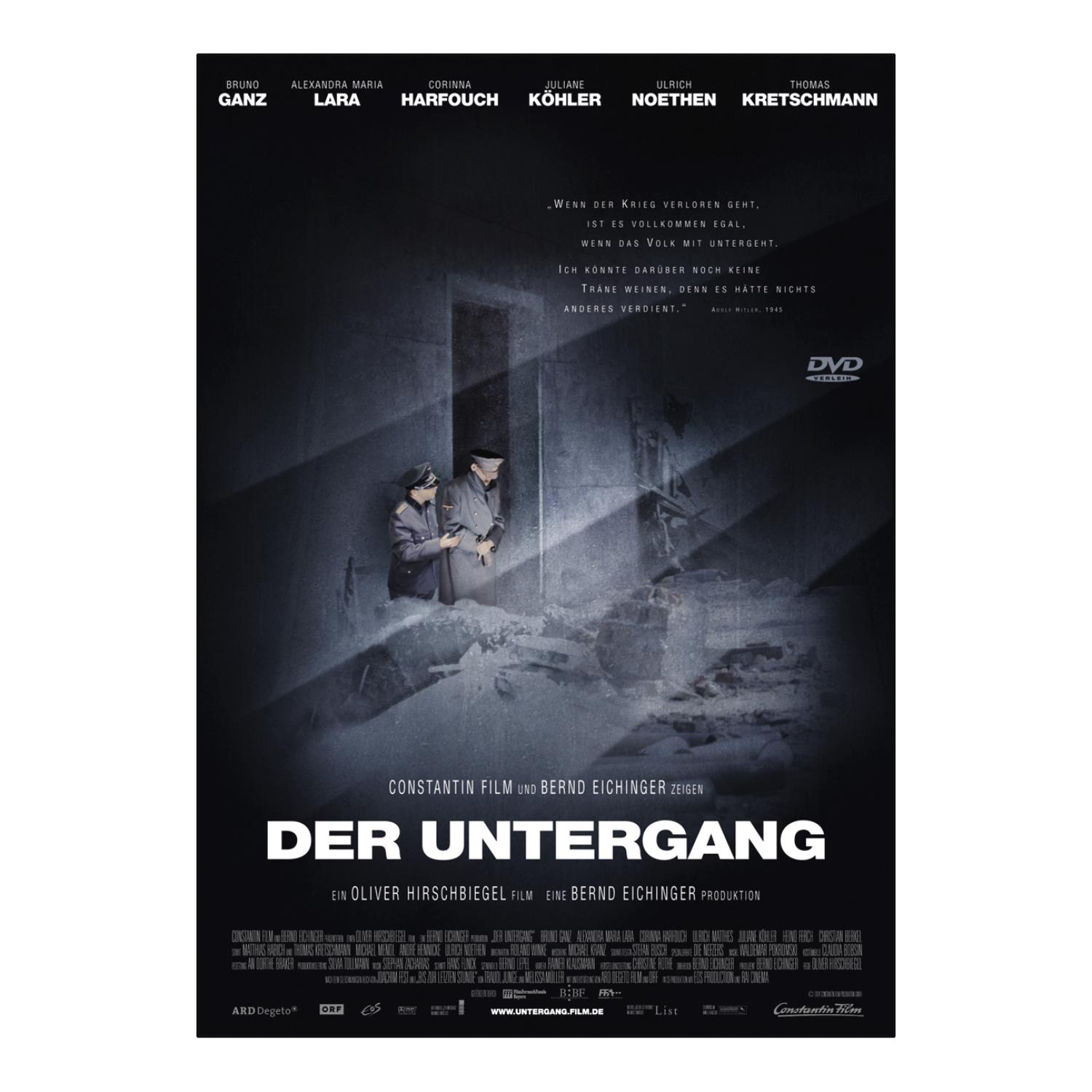 DVD-Cover eines Films. Zwei Personen in dunkler Umgebung, deutscher Text.
