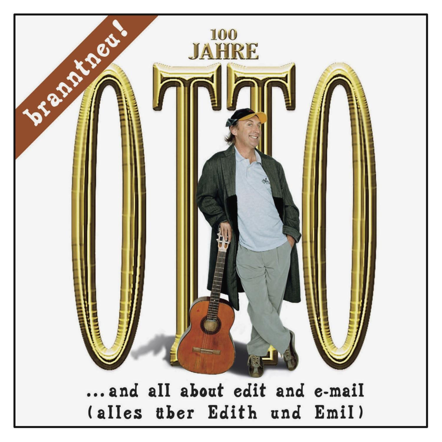 Albumcover von Otto. Zeigt Otto mit Gitarre vor großen goldenen Ovalen.
