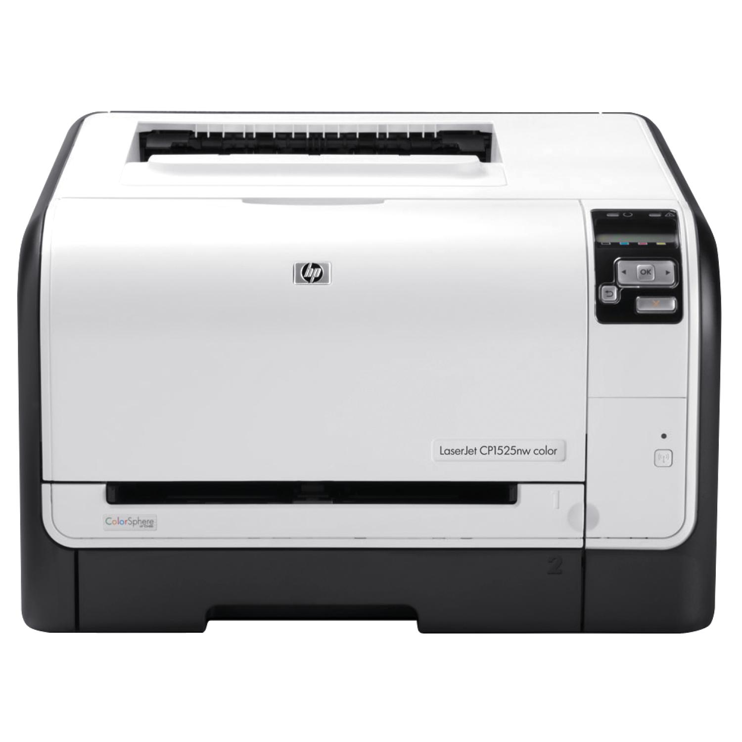 Impresora láser - HP LaserJet Pro Color CP 1525 NW, WiFi, USB